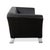 Model 322 2-Seater and 3-Seater Sofas in Black Leather from Rolf Benz, Set of 2 For Sale - Image 15 of 18