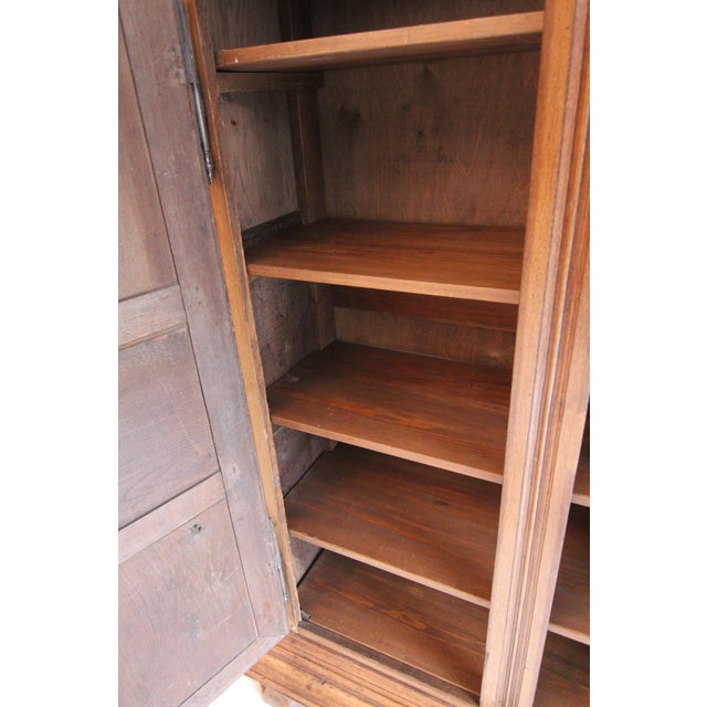 Antique Provincial Oak Cabinet with Inlays, 1800s For Sale - Image 12 of 18