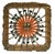 Vintage Macrame "Sunlight" Wall Hanging For Sale