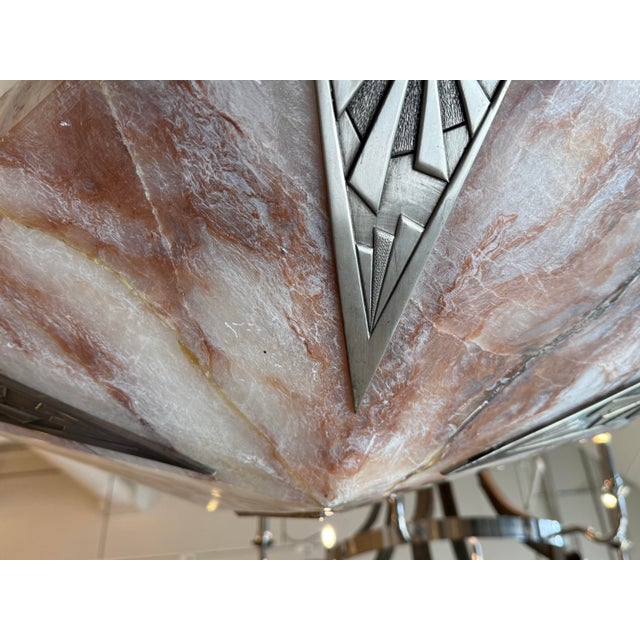 1920s 1920s French Art Deco Chandelier For Sale - Image 5 of 12
