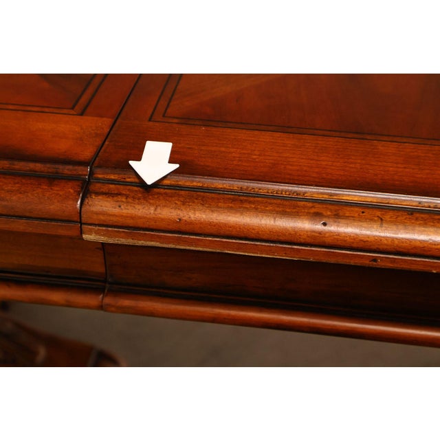 Ethan Allen Tuscany Verona Double Pedestal Extendable Dining Table For Sale - Image 16 of 18