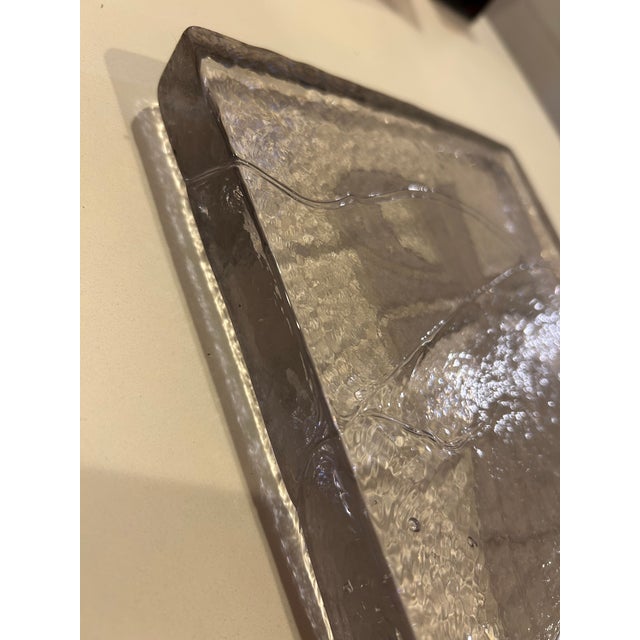 Vintage Large Art Glass Chi-Ro Paperweight For Sale - Image 4 of 9