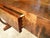 A bespoke desk in flaming crotch walnut. Rich w/h figured grain, swirl, curl, burl and marbling patterns laid up in a book...