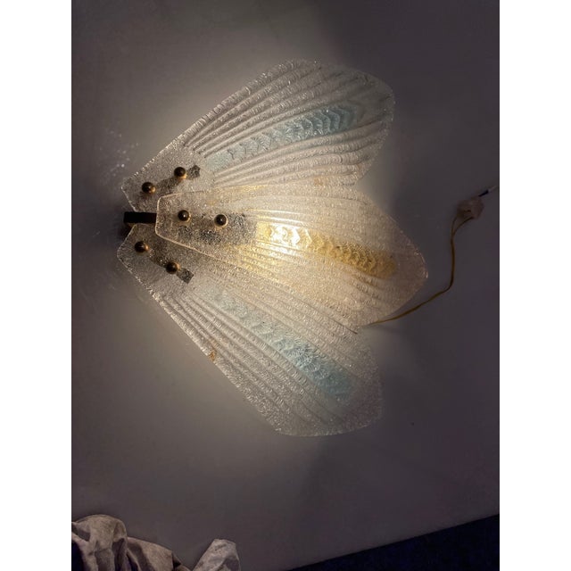 Murano Glass Sconces, 1970s, Set of 2 For Sale - Image 10 of 18