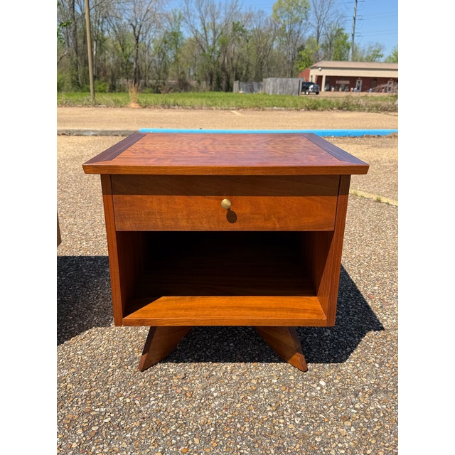 1960s George Nakashima for Widdicomb Nightstands, A Pair For Sale - Image 6 of 9