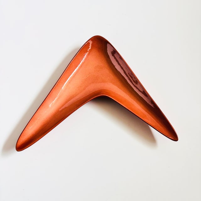 MCM Ceramic Boomerang Tray For Sale - Image 4 of 10
