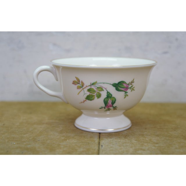 1930s Pickard Ravenswood Maria 237 Rose Swag Dinnerware China Set - 58 pcs For Sale - Image 14 of 17