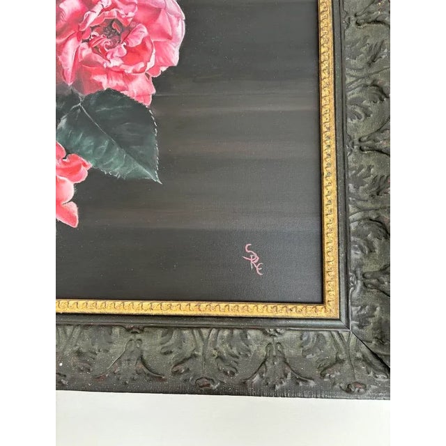 Black Silvia Rege Cambrin, Equilibri, Oil on Canvas, 2020 For Sale - Image 8 of 11