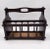 1990s Vintage MCM Mahogany Solid Wood Centurion Magazine Rack For Sale - Image 4 of 4