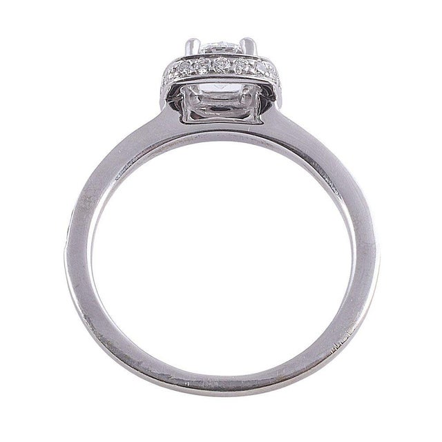 Early 21st Century 18k White Gold Diamond Engagement Ring, Size 7 For Sale - Image 5 of 5