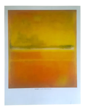 Mark Rothko Lithograph Print Abstract Expressionist Poster " No.14 / No.10 " 1953