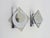 Vintage Chrome-Plated Metal and Glass Wall Sconces, 1970s, Set of 2 For Sale - Image 4 of 9
