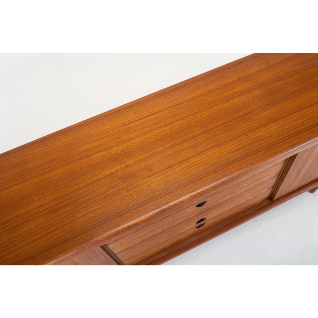 Brown Danish Teak Sideboard by Henry W. Klein for Bramin, Denmark, 1960s For Sale - Image 8 of 13