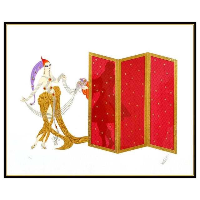 Art Deco 1980s Mystery of the Courtesan, Erté For Sale - Image 3 of 6