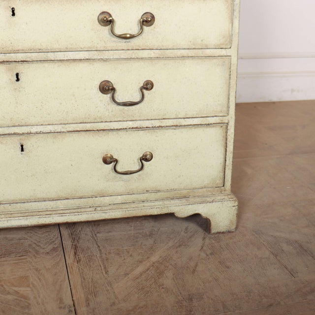 Brown English Painted Bureau, 18th Century For Sale - Image 8 of 13