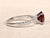 Metal The Camarillo: 2.03 Carat Natural No Heat Deep Red Ruby Engagement Ring For Sale - Image 7 of 13