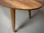 Wood Oval Coffee Table Handcrafted From Solid Wood For Sale - Image 7 of 12