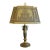Mid 20th Century Table Lamp With Metal Mesh Shade For Sale