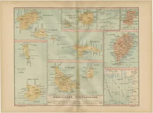 Map of Portugal's Atlantic Archipelagos, 1903
