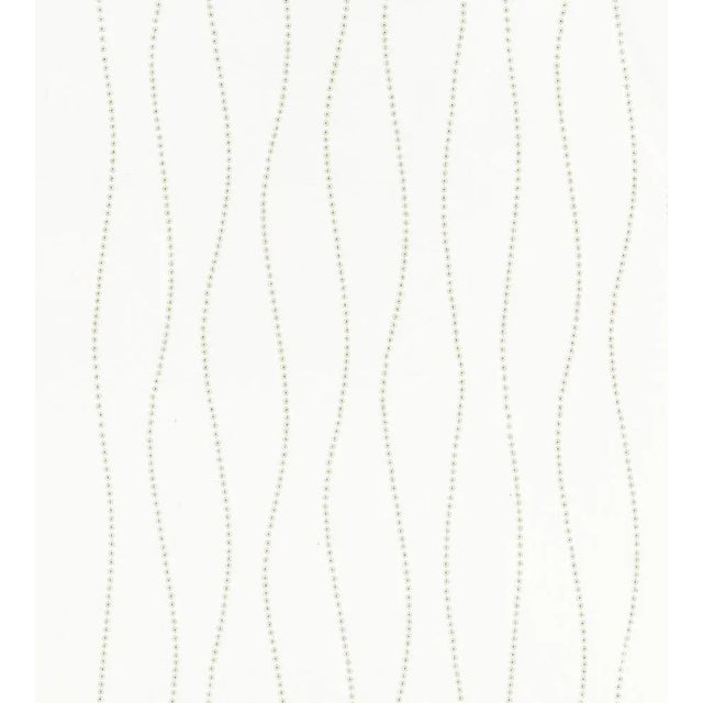 Sample - The House of Scalamandré Eyelet Wave Fabric, Sand For Sale