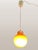 1970s Red Opal Glass Pendant Globe, 1970s For Sale - Image 5 of 8