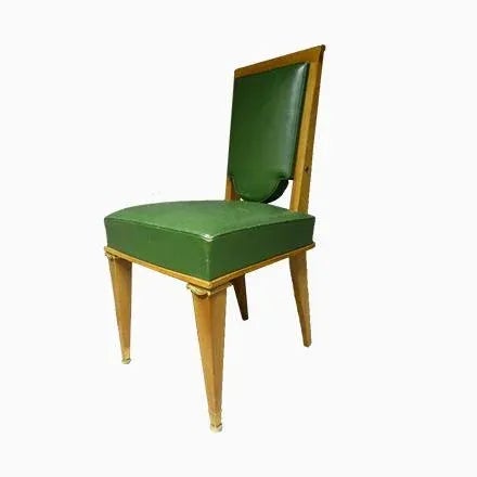 Mid-Century French Bronze and Leather Dining Chairs, Set of 12 For Sale - Image 13 of 13