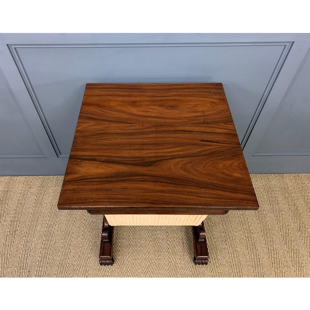 William IV Rosewood Worktable, 1830 For Sale - Image 10 of 16