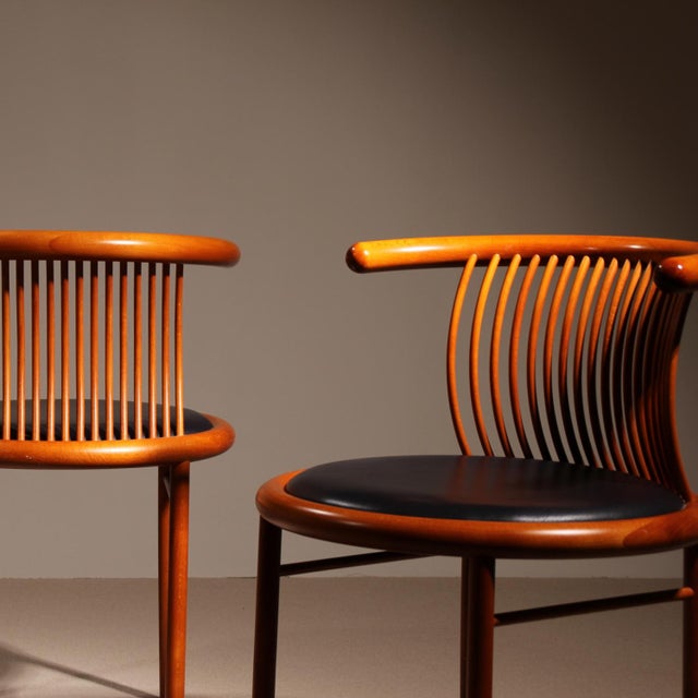 Contemporary Circo Chairs by Jutta & Herbert Ohl for Lübke, Germany, 1980s, Set of 4 For Sale - Image 3 of 14