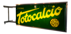 Vintage Totocalcio Sign, 1980s