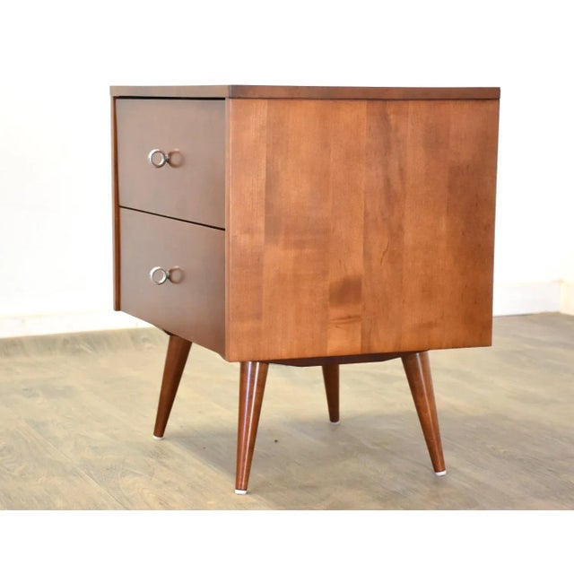 Mid-Century Modern 1960s Paul McCobb Planner Group Maple Nightstand For Sale - Image 3 of 9
