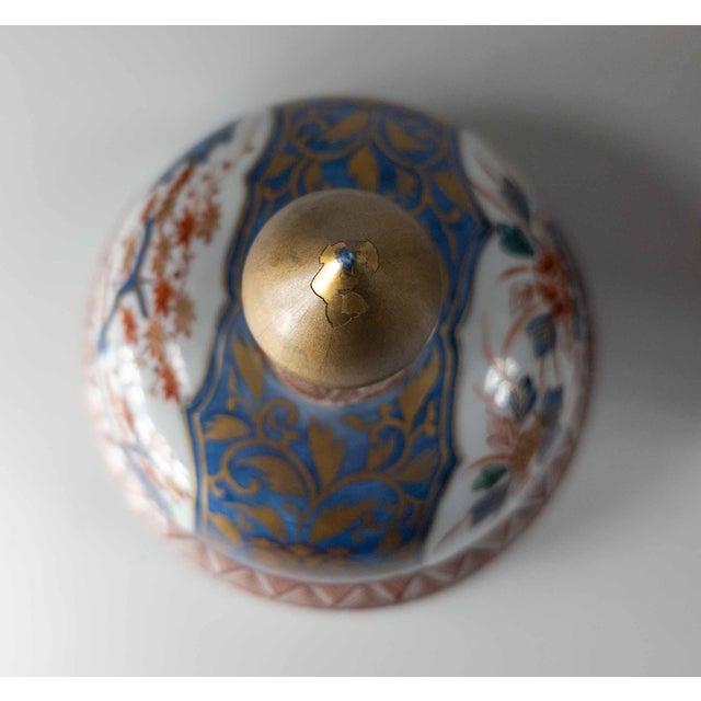 White 19th Century Japanese Imari Polychrome Baluster Form Vase in Chinoiserie Taste For Sale - Image 8 of 18