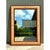 Vintage Seagrass Studded Wood Floor Mirror For Sale In West Palm - Image 6 of 15