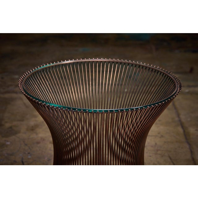 1960s Pair of Rare Copper Side Tables by Warren Platner, 1960s For Sale - Image 5 of 10