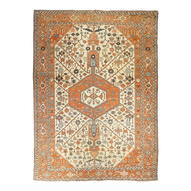 Antique Bakhshayesh Rug 9'3'' X 13'0'' For Sale