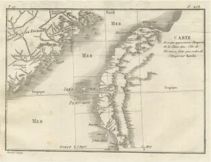 French Map of Formosa and Pescadores by Portier, 1790s