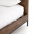 A simply stylish platform bed inspired by clean mid-century design, crafted from auburn-finished poplar for a fashion-...