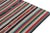 1950s 1950s Vintage Chaput Kilim Style in Multicolor Stripe Patterns For Sale - Image 5 of 7