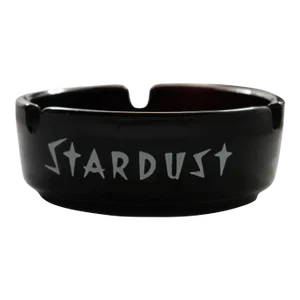 Stardust Las Vegas Black Glass Ashtray