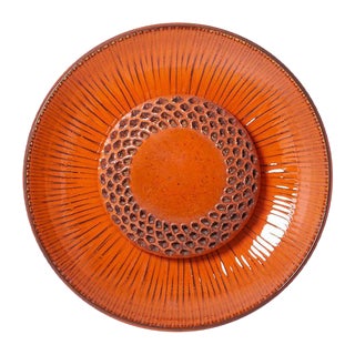 Red Flower Wall Lamp in Ceramics, 1960s For Sale