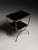 Mid-Century Side Table with Black Glass Tops For Sale - Image 3 of 14