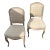 Early 20Thc French Small Chairs in Linen For Sale