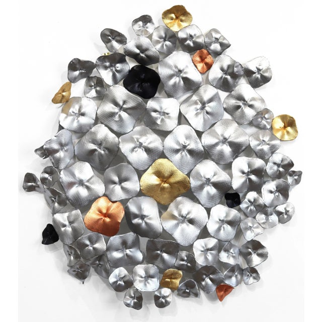 Sculptural Wall Art "Hydrangea Harlequin" Original Artwork by Atticus Adams For Sale - Image 9 of 9