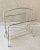 -Mid 20th-Century Atomic-Style Brass-Plated Metal Wire Media Rack For Sale - Image 4 of 13