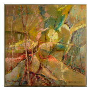 Alfonso Pragliola, Calda Frammentazione Abstract Landscape, Mixed Media on Canvas, 2019