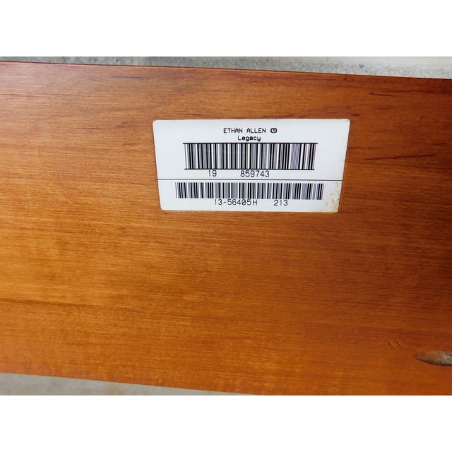 Ethan Allen Legacy Collection Queen Size Sleigh Bed 13-56405 Finish 213 For Sale - Image 10 of 17