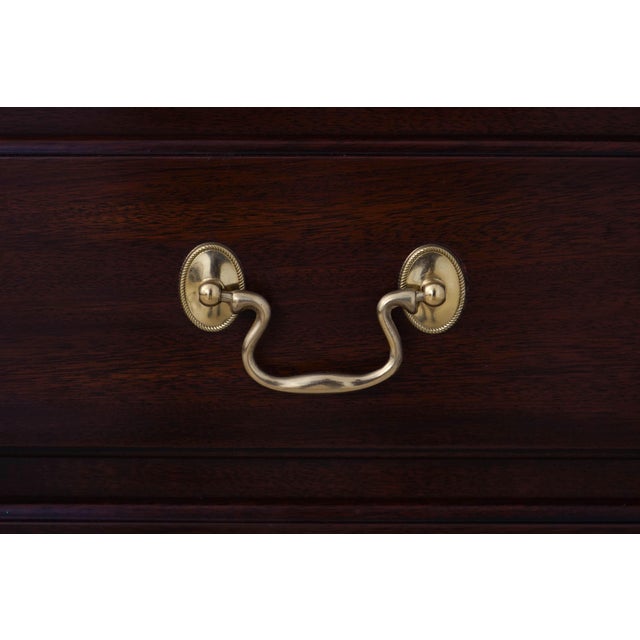 Brown Henkel Harris Mahogany John Hancock Secretary Desk For Sale - Image 8 of 18