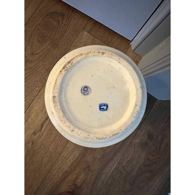 1970s 1970s Black and White Color-Blocked Mexican Vase For Sale - Image 5 of 7