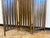 Vintage Walnut Three Panel Geometric Room Divider. For Sale - Image 11 of 18