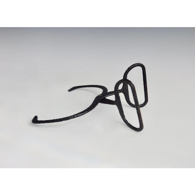 Early 20th Century Cast Iron Ice Tong Paper Towel Holder Chairish