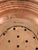Vintage 1940’s-1960’s Copper Colander by Waldow Brooklyn With Brass Handles | American Handcrafted Kitchenware For Sale - Image 9 of 12